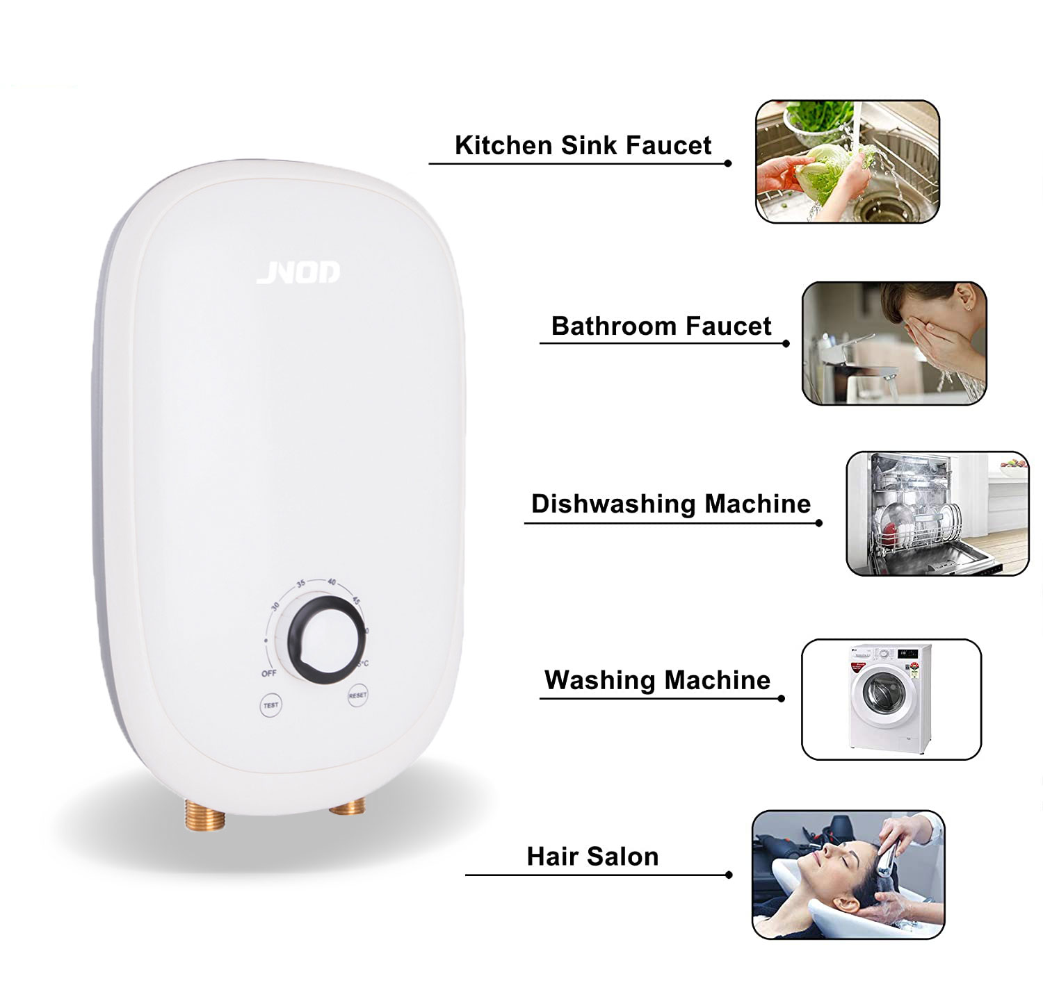 Family Use Compact Bathroom Tankless Water Heater
